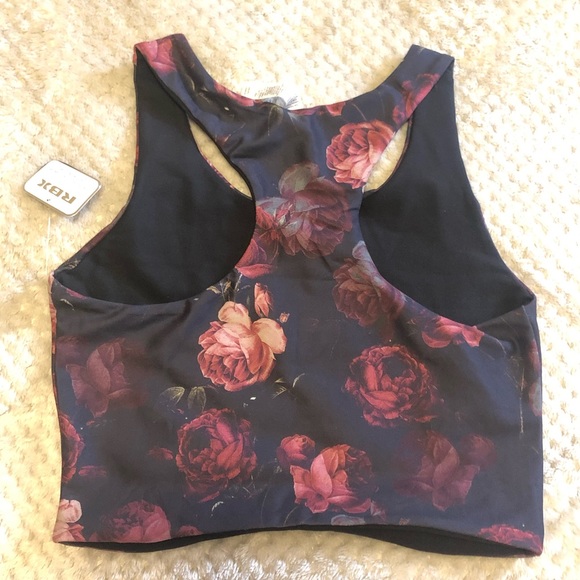 RBX 3 Piece Floral Rose Active Wear Set - Picture 4 of 15